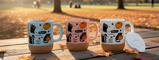 Cozy Autumn Vibes with Sublimation Cork Bottom Mugs