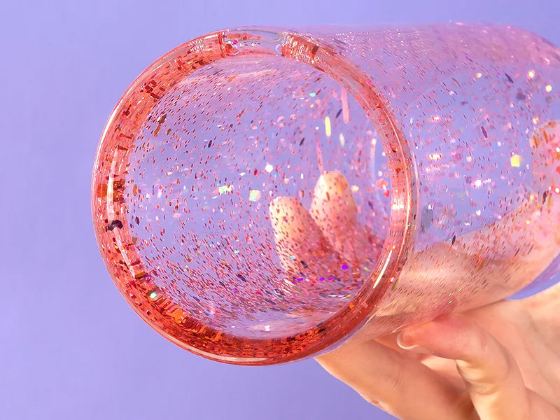 Sublimation Blanks 11oz/330ml Double Layer Glass Mug(Clear)