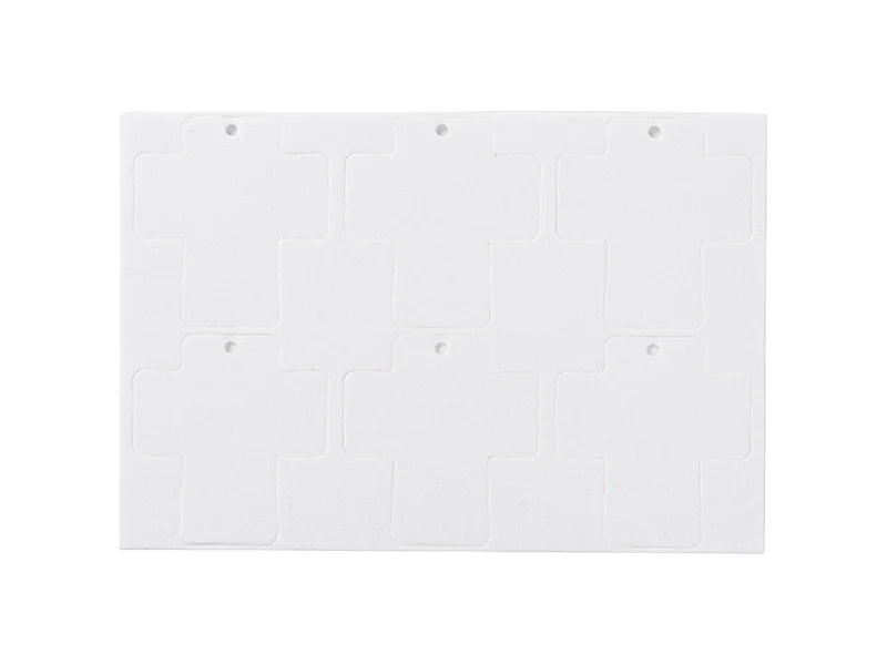 Sublimation Blanks Air Freshener (Cross, 6pcs/sheet)