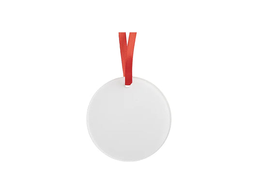 Sublimation Acrylic Ornament(Circle, Φ7.6*0.2cm)