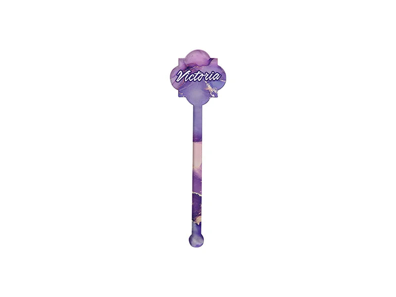 Sublimation Blank Acrylic Drink Stirrer (Short)