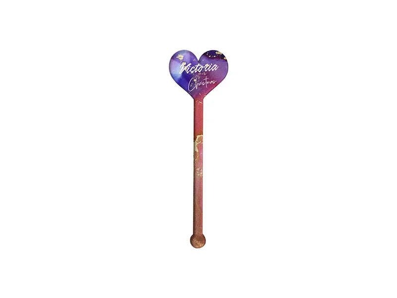 Sublimation Blank Acrylic Drink Stirrer (Short)