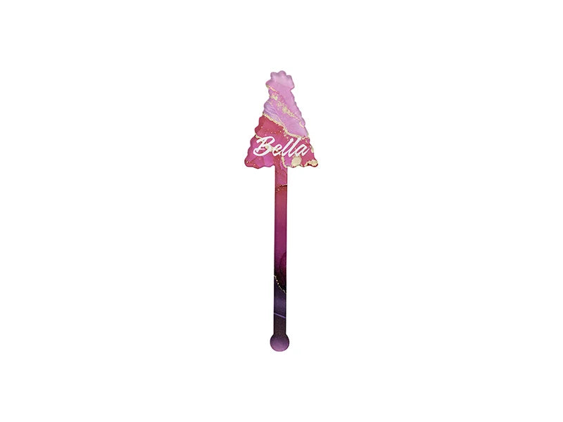 Sublimation Blank Acrylic Drink Stirrer (Short)