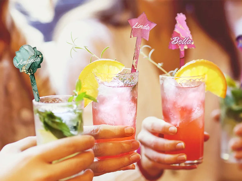 Sublimation Blank Acrylic Drink Stirrer (Long)