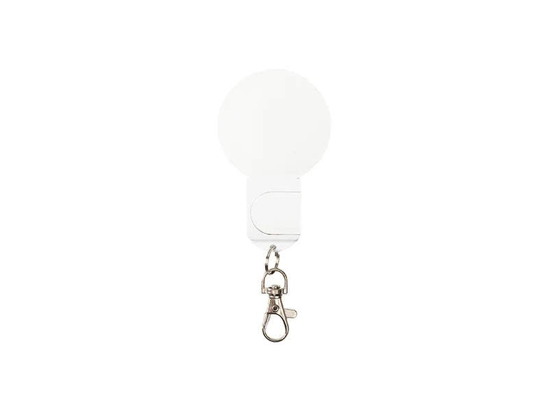 Sublimation Blanks Colorful LED Acrylic Light Up Keyring(RND shape,7 colors)