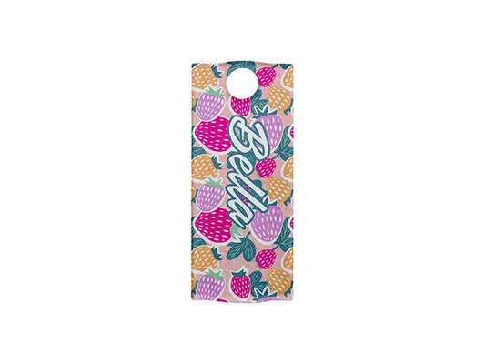 Sublimation Blanks Acrylic Glitter Name Tag for 40oz Stanley Swivel lid (7.8*3.2*0.4cm)