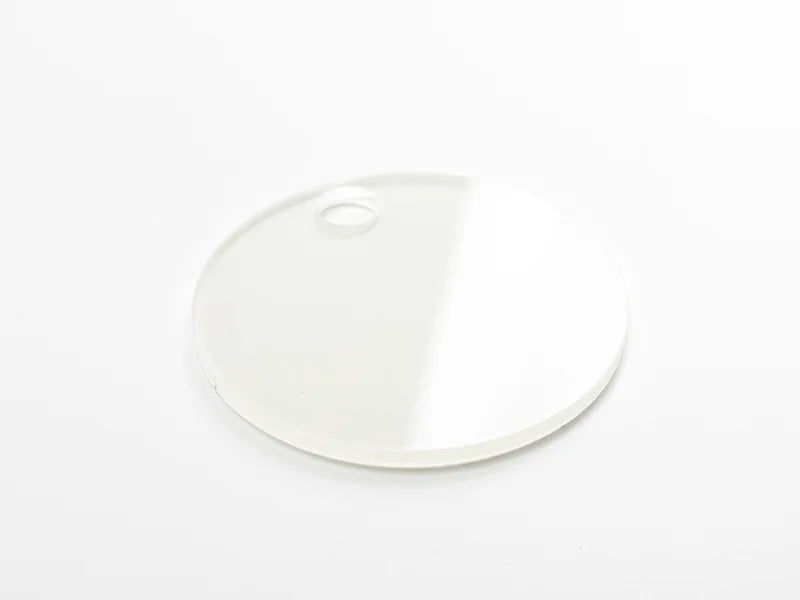 Sublimation Blanks Acrylic Name Tag for 40oz Stanley Tumbler (φ8*0.4cm,RND Shape)