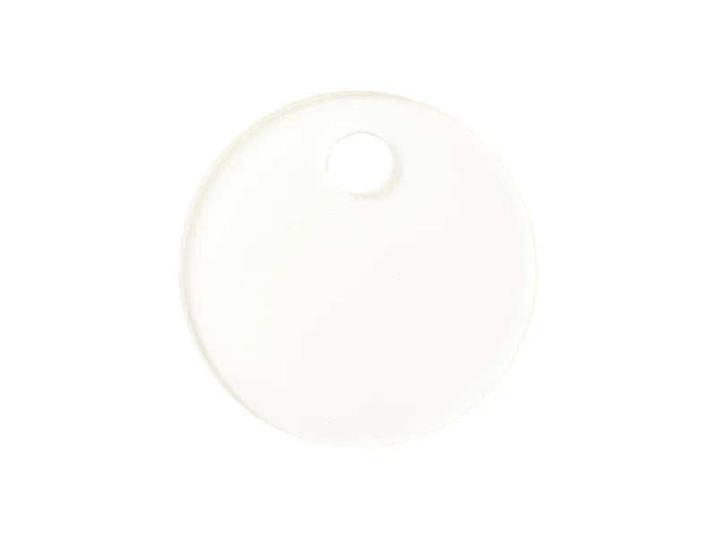 Sublimation Blanks Acrylic Name Tag (φ6.5*0.4cm,RND Shape)