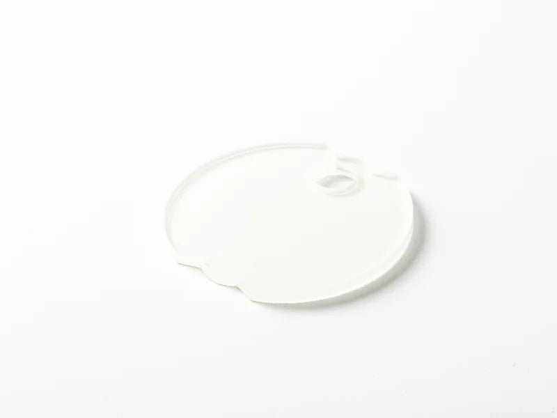 Sublimation Blanks Acrylic Name Tag (φ6.5*0.4cm,Bud Shape)