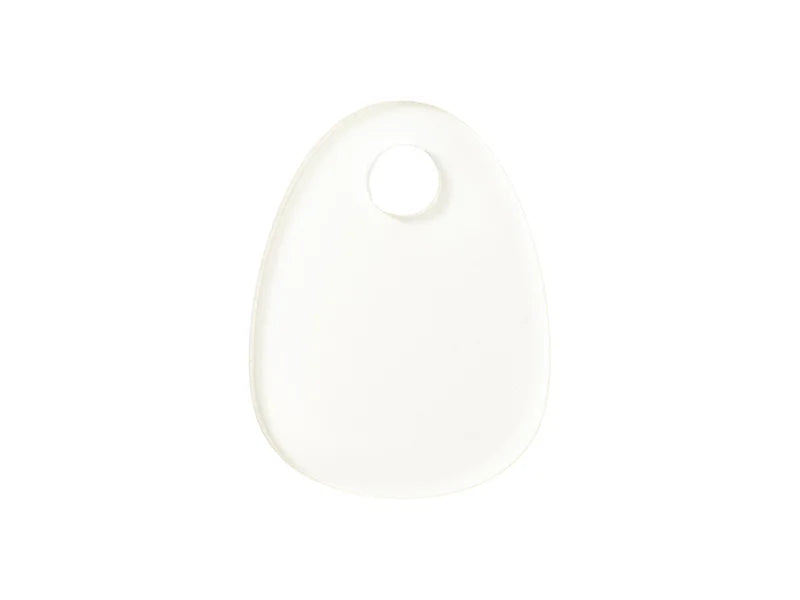 Sublimation Blanks Acrylic Name Tag (6.5*5*0.4cm,Egg Shape)