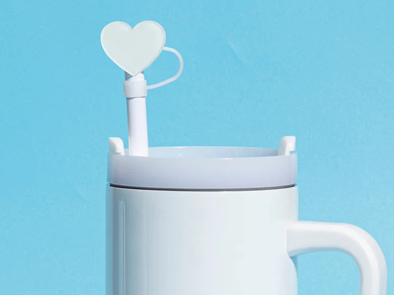 Sublimation Blank Acrylic Sticker for Straw Cover(2.7*3*0.2cm,Heart shape)