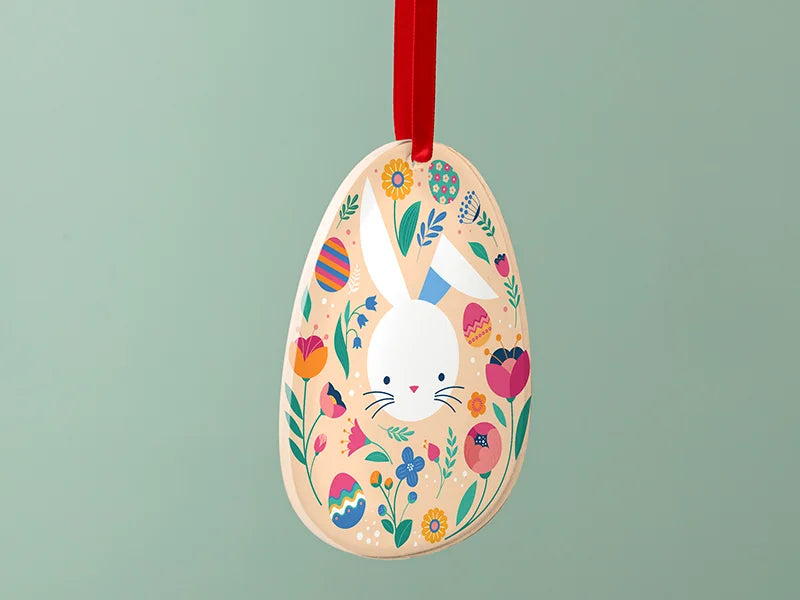 Sublimation Blank Acrylic Easter Ornament