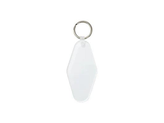 Sublimation Blanks Acrylic Motel Keyring (4.5*9cm /1.77inchx3.54inch)