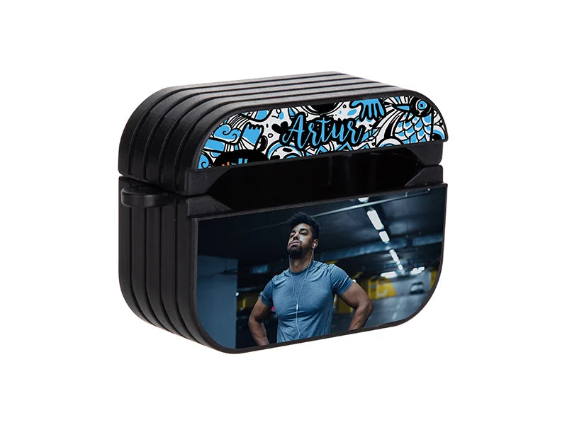 Sublimation AirPods Pro Headphone Charging Box Cover (Black)