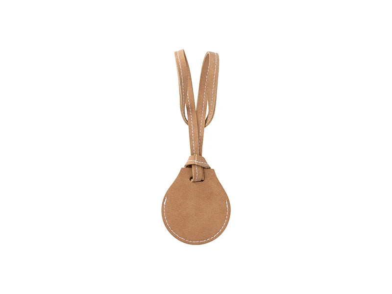 Sublimation Blanks PU AirTag Holder Bag Charm with Strap