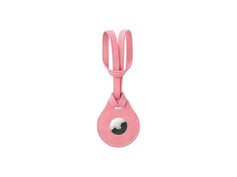 Sublimation Blanks PU AirTag Holder Bag Charm with Strap