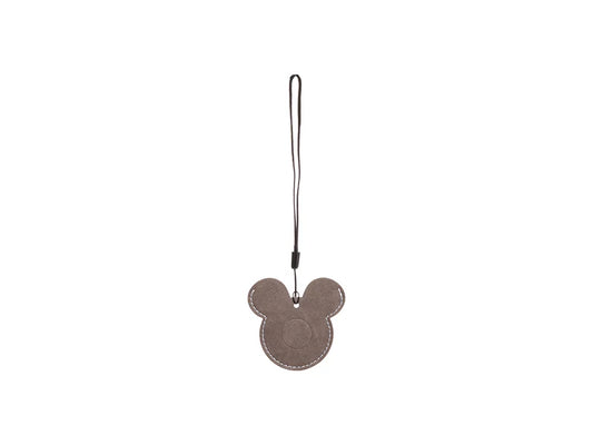 Sublimation Blanks PU AirTag Cover Pendant(Mickey Mouse, Dark Gray)