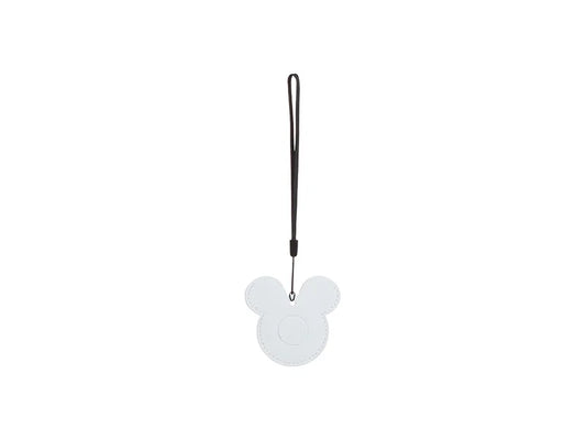 Sublimation PU AirTag Cover Pendant(Mickey Mouse, White)