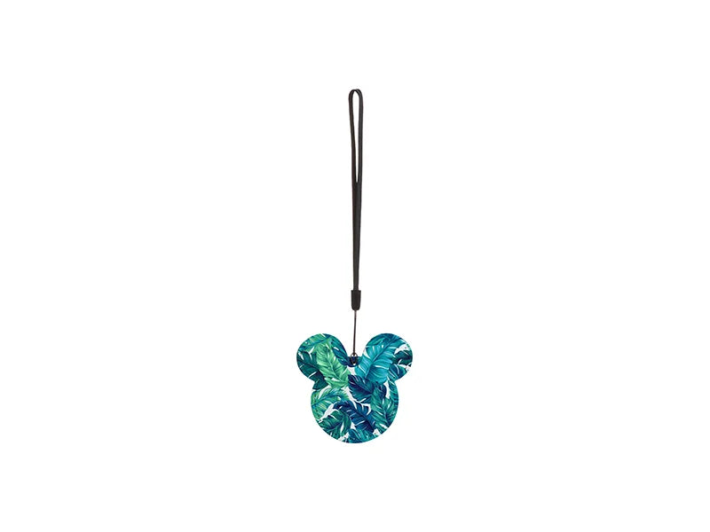 Sublimation PU AirTag Cover Pendant(Mickey Mouse, White)