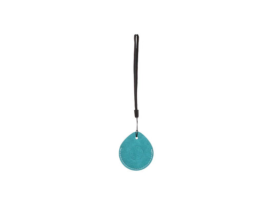 Sublimation Blanks PU AirTag Cover Pendant(Teardrop, Green)