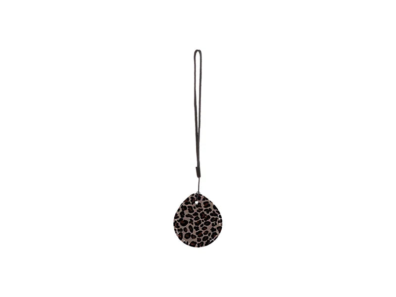 Sublimation Blanks PU AirTag Cover Pendant(Teardrop, Dark Gray)