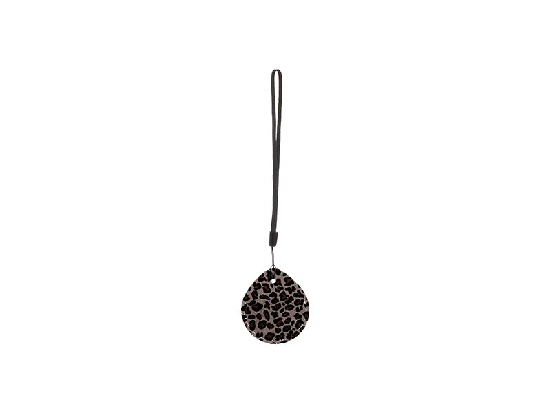 Sublimation Blanks PU AirTag Cover Pendant(Teardrop, Dark Gray)