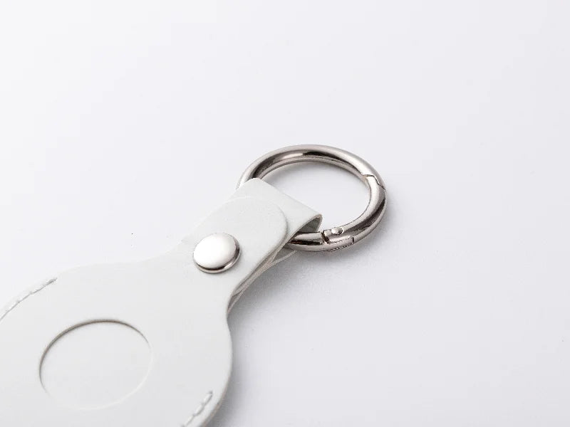 Sublimation Blanks PU AirTag Keychain Holder