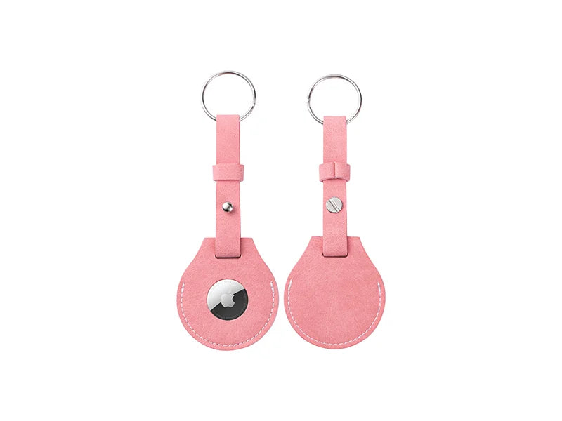 Sublimation Blanks PU AirTag Keychain Holder (Long Strap)