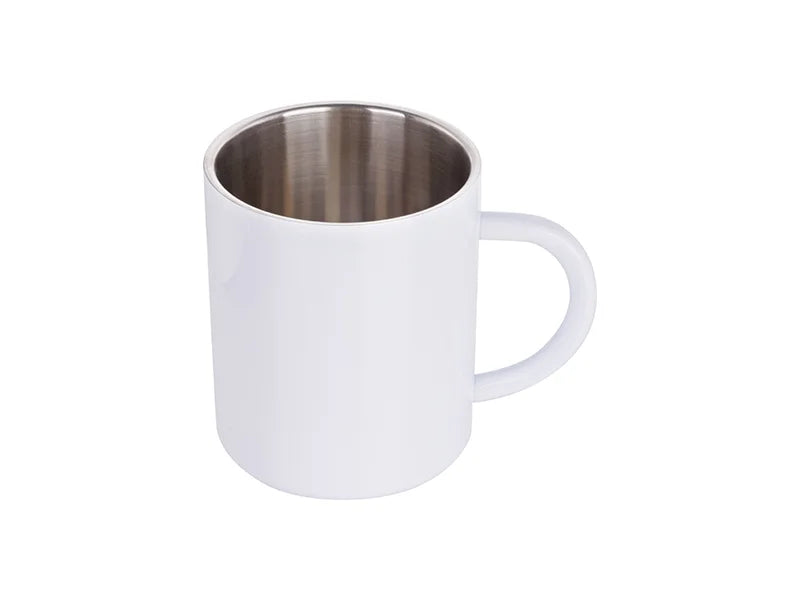 Sublimation 300ml Stainless Steel Mug (White)