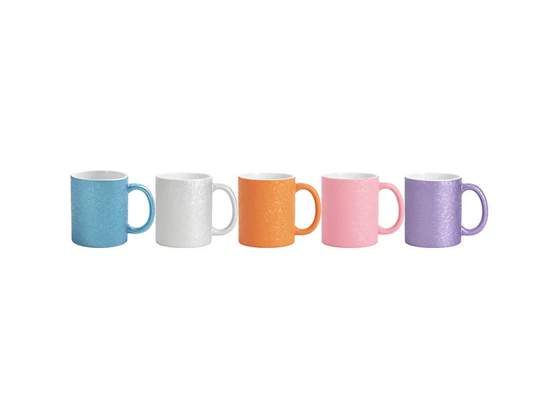 Sublimation Blanks 11oz Crackle Finish Ceramic Mug(Purple)
