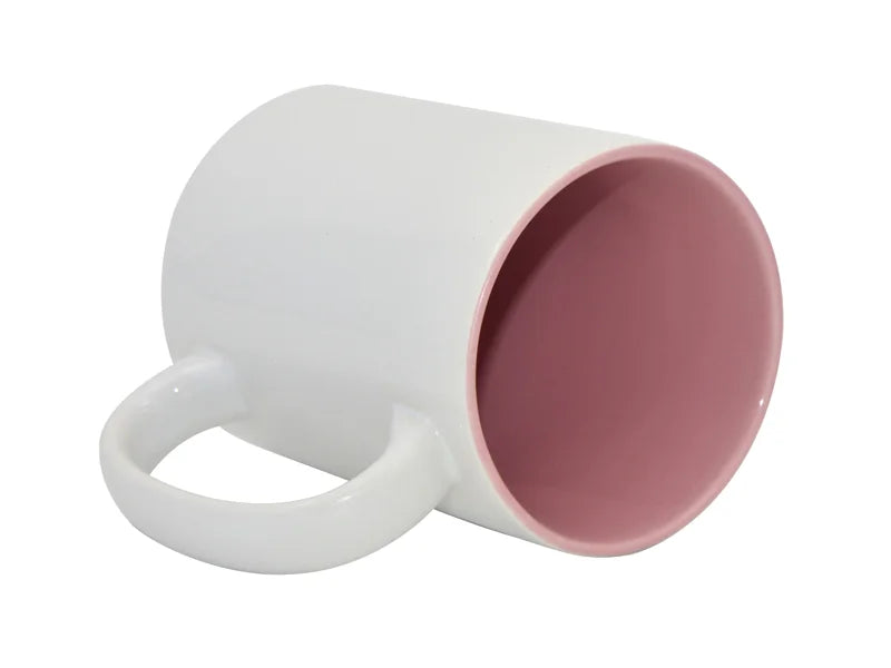 Sublimation 15oz Two-Tone Color Mugs - Pink