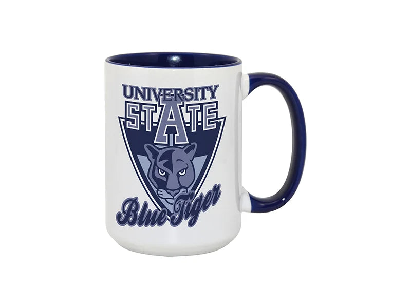 Sublimation 15oz Inner Rim Color - Blue