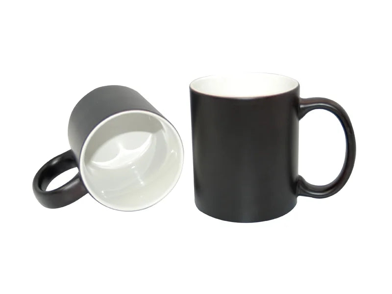 Sublimation 11oz Color Changing Mug (Black, Semi-Glossy)