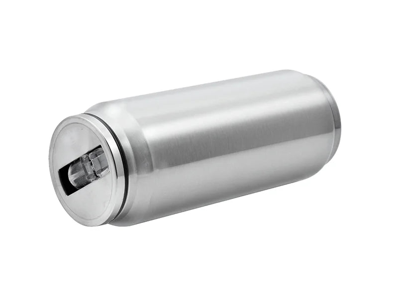 Sublimation 12oz/350ml Stainless Steel Coke Can with Straw(Silver)