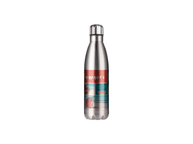 Sublimation 25oz/750ml Stainless Steel Cola Bottle (Silver)