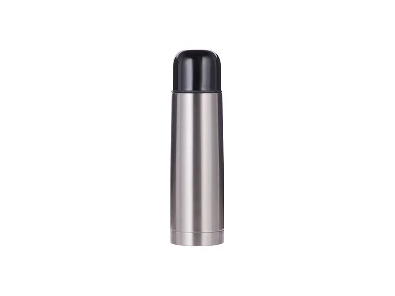 Sublimation 500ml Silver Flask Thermos Bottle