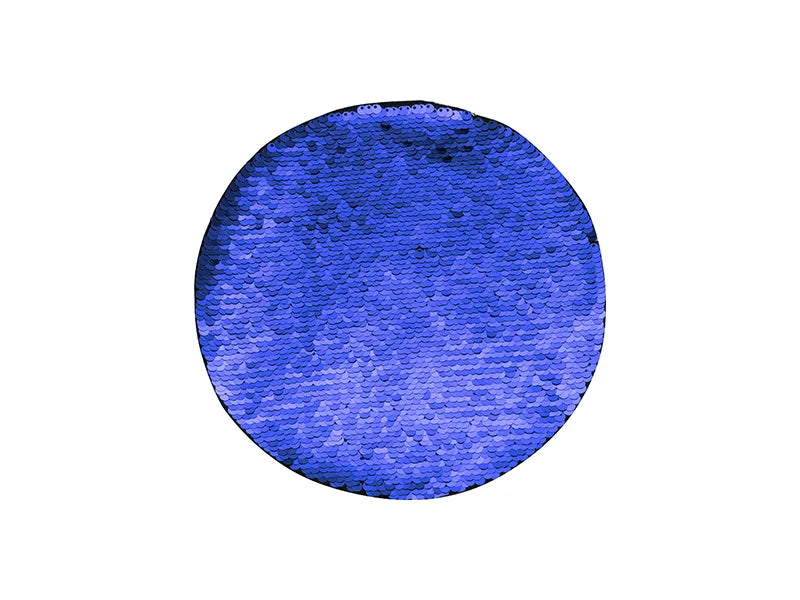 Sublimation Flip Sequins Adhesive (Round ,Dark Blue w/ White)