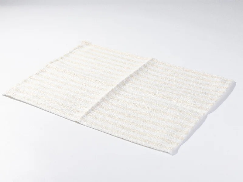 Sublimation Blanks Linen Table Mat(35.5*50cm, Beige and Light Yellow Stripe)