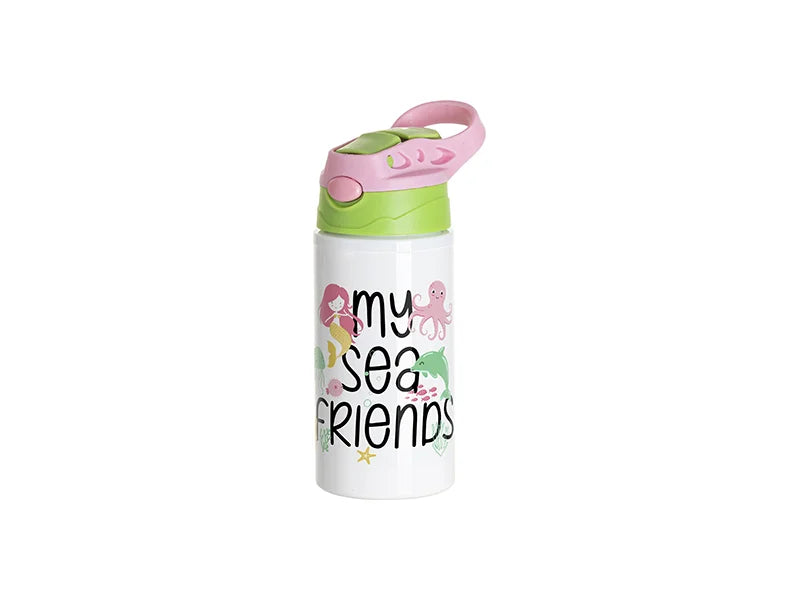 Sublimation Blanks 17oz/500ml White Aluminium Water Bottle With Lid