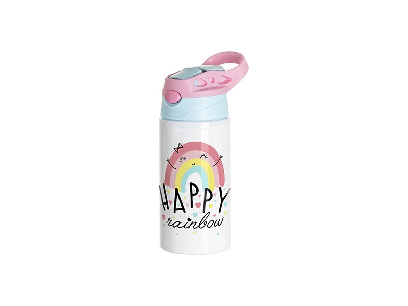 Sublimation Blanks 17oz/500ml White Aluminium Water Bottle With Lid