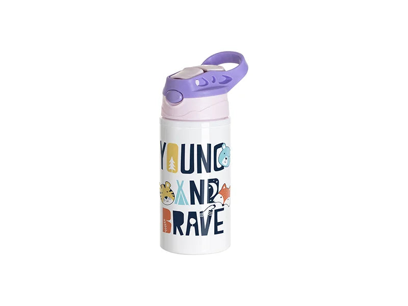 Sublimation Blanks 17oz/500ml White Aluminium Water Bottle With Lid