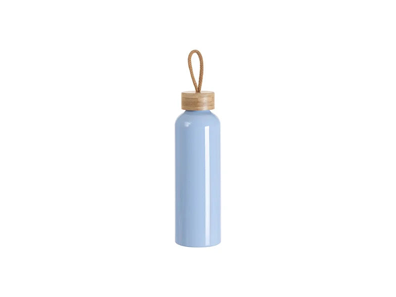 Sublimation Blanks 20oz/600ml Aluminum Water Bottle w/ Bamboo Lid