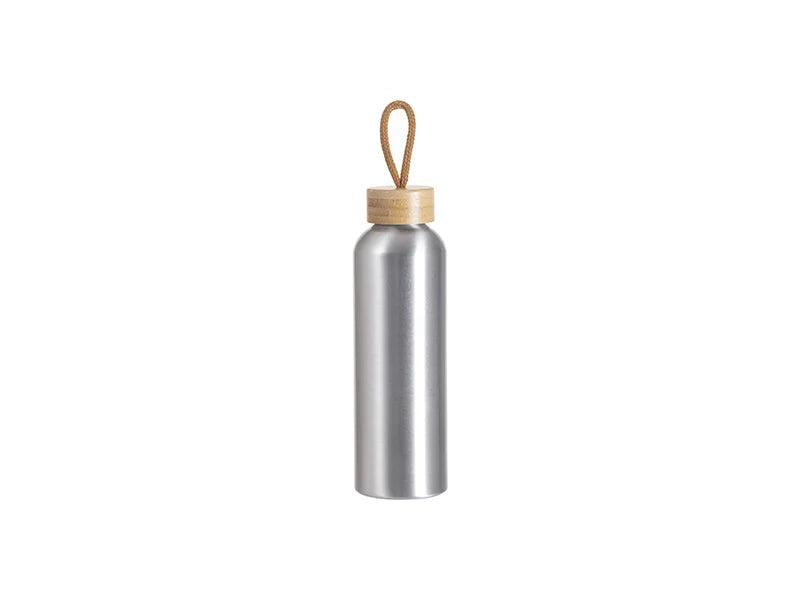 Sublimation Blanks 20oz/600ml Aluminum Water Bottle w/ Bamboo Lid