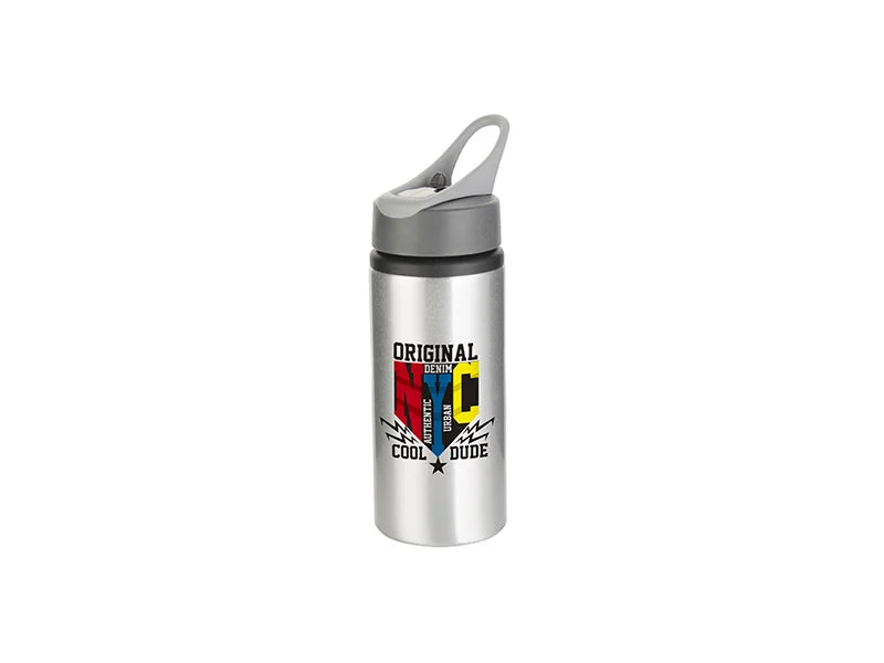 Sublimation 22oz/650ml Aluminum Bottle w/ Handle(Silver)