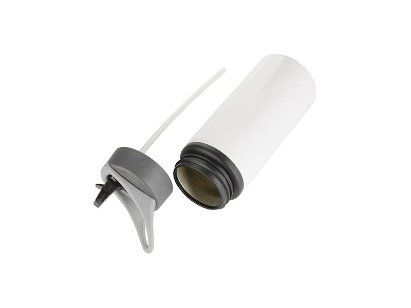 Sublimation 22oz/650ml Aluminum Bottle w/ Handle(White)