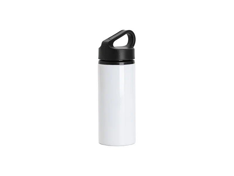Sublimation 20oz/600ml Aluminium Water Bottle w/ Black Portable Lid