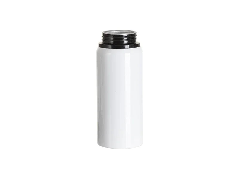 Sublimation Blanks 20oz/600ml White Aluminium Bottle w/ Black Portable Flip Lid