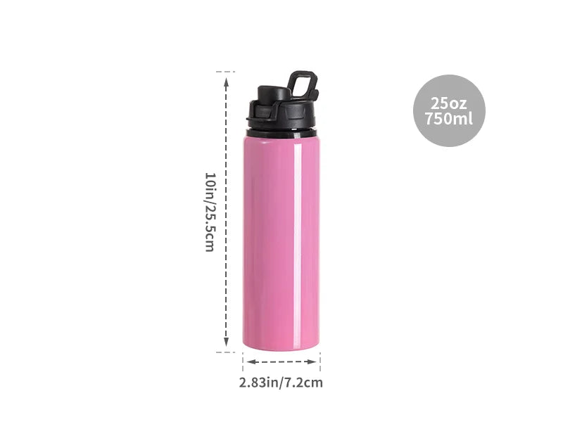 Sublimation Blanks 25oz/750ml Aluminum Water Bottle