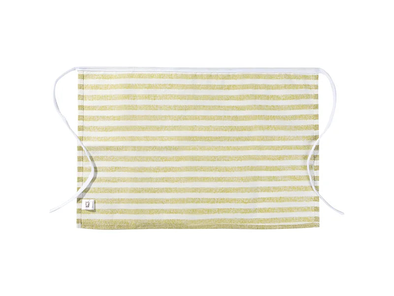 Sublimation Blanks Adult Linen Waist Apron(41*60cm, Beige and Light Green)