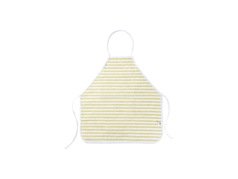 Sublimation Blanks Linen Apron (69*72cm, Beige and Light Green Stripe)